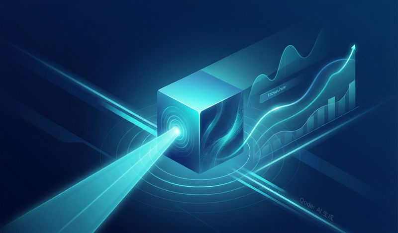 AI 搜索品牌曝光意象图