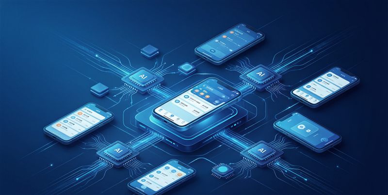 小程序与 AI 融合趋势意象图